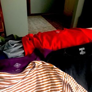 Assorted brand new shirts, Duluth, St Johns Bay, Talbots. Large.